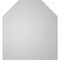 Ekena Millwork Octagonal Top Surface Mount PVC Gable Vent w/ 3-1/2"W x 1"P Standard Frame, 24"W x 26"H GVPOT24X2601SN - alternate 3